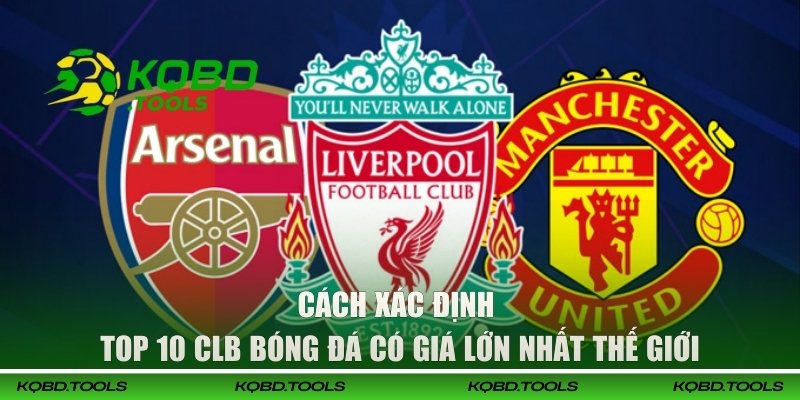 Top 10 CLB Bóng Đá Giá Trị Nhất Thế Giới Theo BXH Của KQBD 1 Cách xác định top 10 CLB bóng đá có giá lớn nhất thế giới