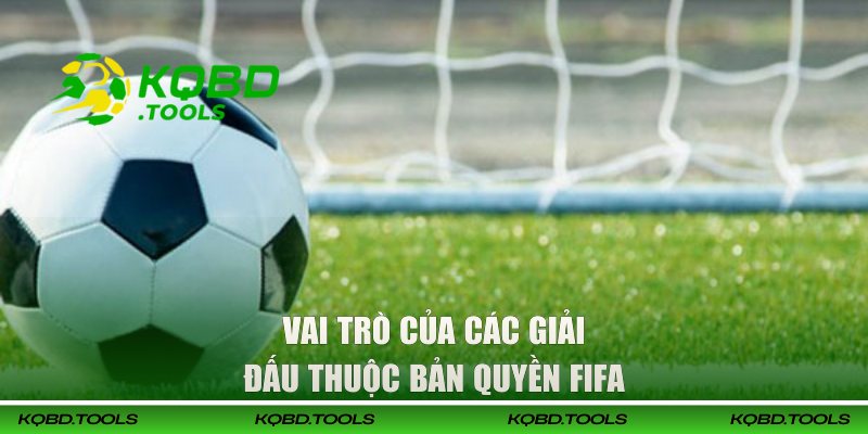 Vai trò của các giải đấu thuộc bản quyền FIFA